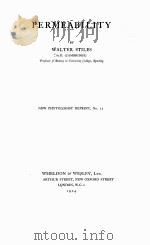 PERMEABILITY（1924 PDF版）