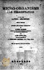 MICRO-ORGANISMS AND FERMENTATION（1951 PDF版）