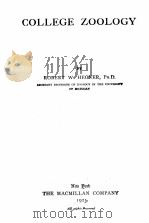 COLLEGE ZOOLOGY（1921 PDF版）