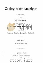 ZOOLOGISCHER ANZEIGER BAND XLII（1913 PDF版）