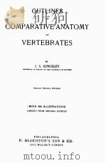 OUTLINES OF COMPARATIVE ANATOMY OF VERTEBRATES SECOND EDITION（1917 PDF版）