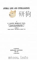 ANIMAL LIFE AND INTELLIGENCE（ PDF版）