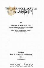 THE GERM-CELL CYCLE IN ANIMALS（1914 PDF版）