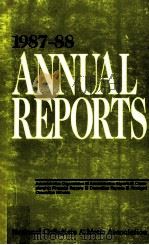 1987-88ANNUAL REPORTS     PDF电子版封面     