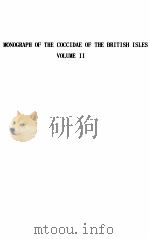 MONOGRAPH OF THE COCCIDAE OF THE BRITISH ISLES VOLUME II（1903 PDF版）