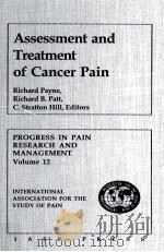 Assessment and Treatment of Cancer Pain PDF电子版封面 0931092213