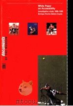 WHITE PAPER ON ACCESSIBILITY INvestigative Study 1998-1999 PDF电子版封面 9291490776
