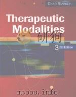 Therapeutic Modalities Thrid edition PDF电子版封面 0803611404 Chad Starkey