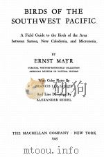 BIRDS OF THE SOUTHWEST PACIFIC（1945 PDF版）
