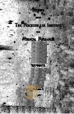 STUDIES FROM THE ROCKEFELLER INSTITUTE FOR MEDICAL RESEARCH VOLUME V 1906 PDF电子版封面