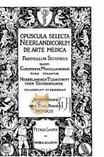 OPUSCULA SELECTA NEERLANDICORUM DE ARTE MEDICA II（ PDF版）