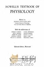 howell‘s textbook of physiology P1304     PDF电子版封面     