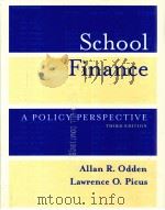 School Finance A Policy Perspective PDF电子版封面 9780072823189