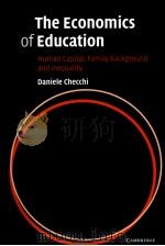 The Economics of Education PDF电子版封面 9780521793100 DANIELE CHECCHI