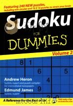 Sudoku for dummies Volume 2 PDF电子版封面 Andrew Heron and Edmund James
