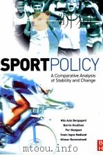 Sport Policy:a comparative stability and change PDF电子版封面 9780750683647