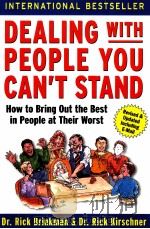 Dealing with People You Can't Stand PDF电子版封面 9780071379441 Dr.Rick Brinkman Dr.Rick Kirs