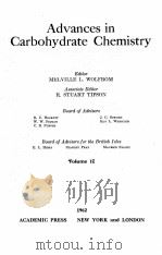 ADVANCES IN CARBOHYDRATE CHEMISTRY VOLUME 17（1962 PDF版）