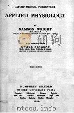 APPLIED PHYSIOLOGY THIRD EDITION（1929 PDF版）