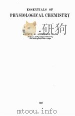 ESSENTIALS OF PHYSIOLOGICAL CHEMISTRY（1935 PDF版）