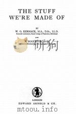 THE STUFF WE‘RE MADE OF（1939 PDF版）