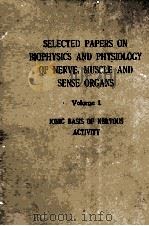 IONIC BASIS OF NERVOUS ACTIVITY PDF电子版封面
