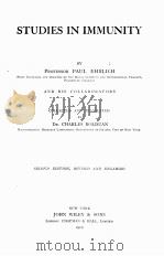 STUDIES IN IMMUNITY SECOND EDITION（1910 PDF版）