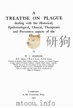 A TREATISE ON PLAGUE（1905 PDF版）