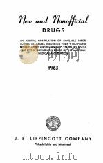 NEW AND NONOFFICIAL DRUGS 1963（ PDF版）