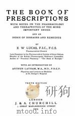THE BOOK OF PRESCRIPTIONS TENTH EDITION（1915 PDF版）
