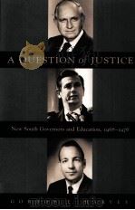 A QUESTION OF JUSTICE PDF电子版封面 0817353240 GORDON E.HARVEY著