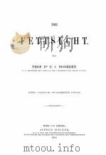 DIE FETTSUCHT 1910 PDF电子版封面 C.V NOORDEN