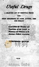 USEFUL DRUGS FOURTEENTH EDITION PDF电子版封面