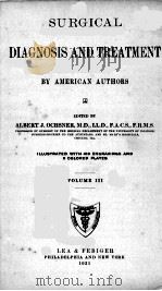 SURGICAL DIAGNOSIS AND TREATMENT VOLUME III（1921 PDF版）