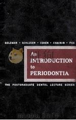 AN INTRODUCTION TO PERIODONTIA 1959 PDF电子版封面