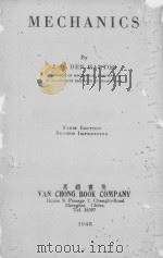 MECHANICS FIRST EDITION（1948 PDF版）