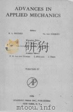 ADVANCES IN APPLIED MECHANICS VOLUME IV（1956 PDF版）