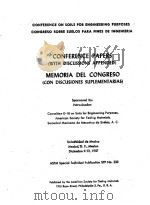 CONFERENCE ON SOILS FOR ENGINEERING PURPOSES:CONFERENCE PAPERS(WITH DISCUSSIONS APPENDED) 1916 PDF电子版封面