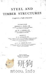 STEEL AND TIMBER STRUCTURES SECOND EDITION 1946 PDF电子版封面