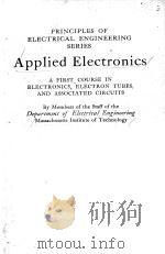 APPLIED ELECTRONICS PDF电子版封面
