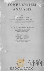 POWER SYSTEM ANALYSIS（1952 PDF版）
