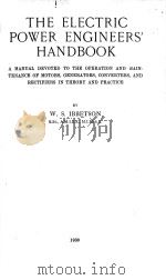 THE ELECTRIC POWER ENGINEERS HANDBOOK（1939 PDF版）