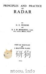 PRINCIPLES AND PRACTICE OF RADAR（1955 PDF版）