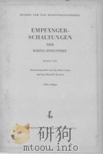 EMPFANGER-SCHALTUNGEN DER RADIO-INDUSTRIE BAND VIII 1954 PDF电子版封面