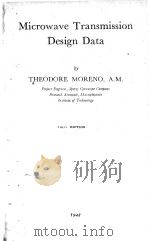 MICROWAVE TRANSMISSION DESIGN DATA FIRST EDITION（1948 PDF版）