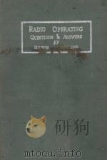 RADIO OPERATING QUESTIONS AND ANSWERS NINTH EDITION（1950 PDF版）
