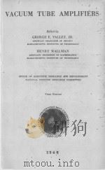 VACUUM TUBE AMPLIFIERS FIRST EDITION（1948 PDF版）