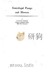 CENTRIFUGAL PUMPS AND BLOWERS（ PDF版）