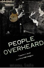 PEOPLE OVERHEARD PDF电子版封面 7506201593