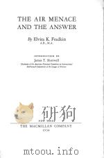 THE AIR MENACE AND THE ANSWER（1934 PDF版）